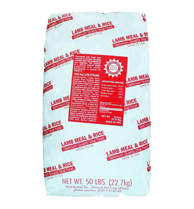 OPTIMA Lamb Meal Rice 22.72kg Pet Culture PH