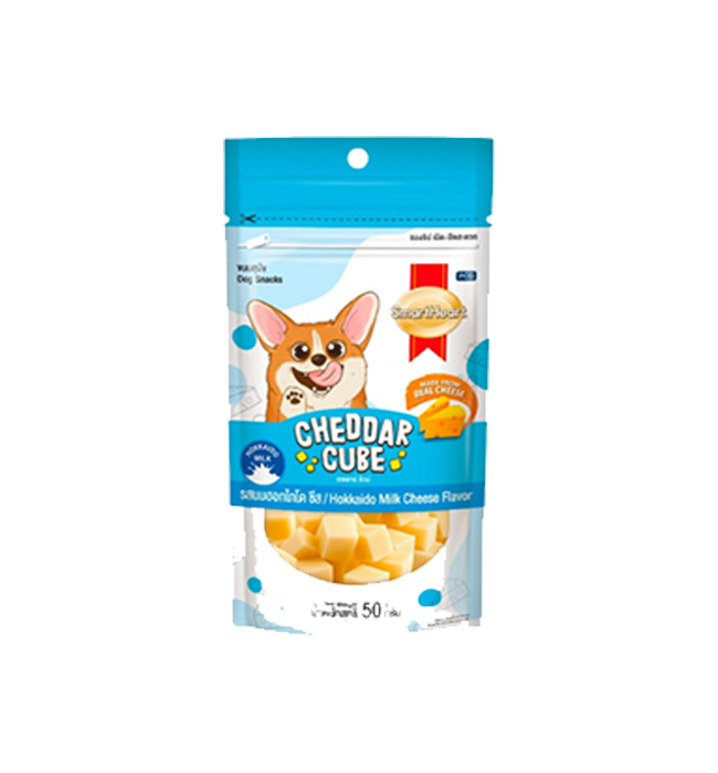 Smartheart Dog Treats Cheddar Cube 50g