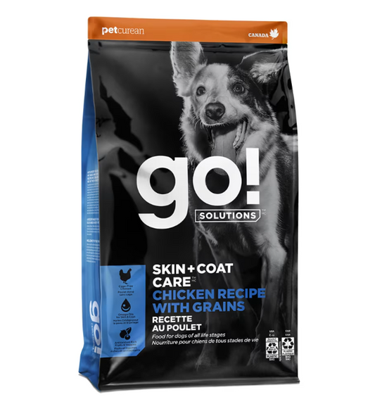 Go! Solutions Skin+Coat Chicken With Grains 22lb/10kg