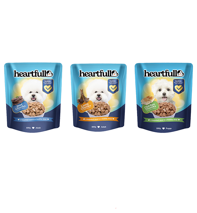 Heartfull  Pouch 100g Dog Wet Food