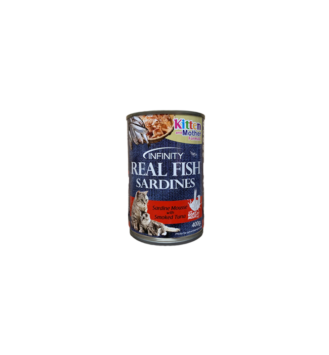 Infinity Real Fish Cat Can Wet Food 400g