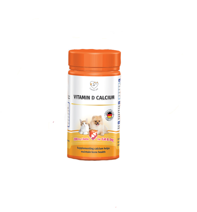 Cassiel Pet Vitamin D Calcium 200Tablet